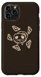 Y2K 90s Adorable Hamster Girl is Dreaming of a Cheese Dinner Case for iPhone 11 Pro