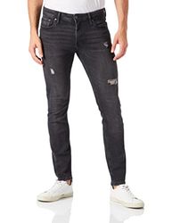 JACK & JONES heren jeans, zwart denim, 31W / 32L