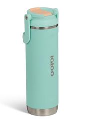 IGLOO Bottiglia Termica Sipper 20, Bottiglia in Acciaio Inox, Isolata, 0,6 L, Ermetica, Verde