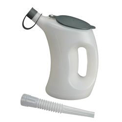 PRESSOL 0656237 Ausgusskanne 1 L mit Deckel, Kappe und Flexlauf
