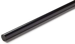RS PRO nylon rund stång, nylon svart 1,14 g/cm³, Ø 70 mm x 1 m