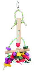 Trixie Gioco in Legno COLORATO per PAPPAGALLI - 80 g