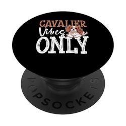 Cavalier King Charles Spaniel Perro PopSockets PopGrip Adhesivo