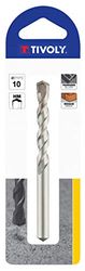 TIVOLY 10900220800 - Broca de formigão extra de 8 mm comprimento 120 mm, profundidade de corte 80 mm com cabo cilíndrico