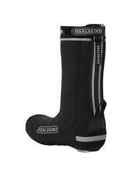 SEALSKINZ 15100041001030, Hempton, soprascarpe da Ciclismo a Suola Chiusa, Unisex, per Tutte Le Condizioni atmosferiche, Nero