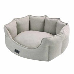 Nobby Valea comfortbed, ovaal, beige, 86 x 70 x 24 cm