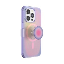 PopSockets: PopCase PlantCore voor MagSafe - Plantaardige Hoesje voor iPhone 14 Pro met een Verplaatsbare PopGrip Slide-Standaard en Grip met een Verwisselbare Top - Aura