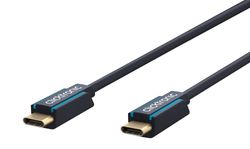 goobay Clicktronic USB-C stekker naar USB-C stekker Premium kabel/USB 3.2 Gen 1 / Type C snellaadkabel tot 15W / max. overdrachtssnelheid 5 Gbit/s/USB C datakabel voor USB-apparaten, 2m
