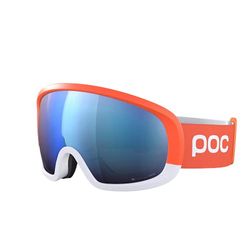 POC Fovea Mid Clarity Comp + – optimala skidglasögon för tävling, fluorescerande orange/spektrum blå