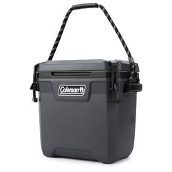 Coleman Convoy 28QT Krachtige koelbox, 27 l, houdt ijs tot 3 dagen, volledig schuimisolatie, kleine, robuuste, draagbare koelbox voor intensief gebruik buitenshuis en op bouwplaatsen