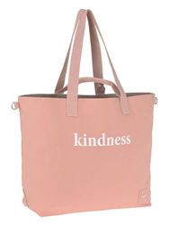 Lässig Baby Einkaufstasche Kinderwagentasche Bio-Baumwolle waschbar/grön etikett bomull uttalande shopper, Rosa, Large