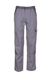 Planam Highline - Pantalones de trabajo para pintura, FR: 64 (Taille Fabricant: DE: 68), Gris (Zinc/Ardoise/Rouge)