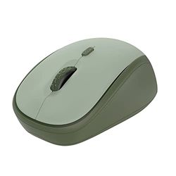 Trust Yvi+ Mouse Wireless Silenzioso con Design Sostenibile, 800-1600 DPI, per Mano Sinistra e Destra, Microricevitore USB, Mouse Senza Fili Compatto per PC, Computer, Laptop, Mac - Verde