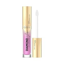 Eveline Cosmetics Diamond Glow Lip Luminizer con Acido Ialuronico - No. 10 Rose Violet | Gloss Nutriente e Idratante