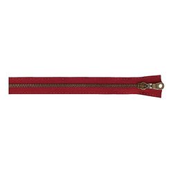 Opti Zip Fastening, 00750 Red, 12 cm