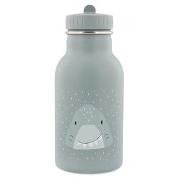 Trixie - Drinkfles voor kinderen van roestvrij staal, 350 ml, Mr. Shark (haai)