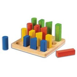 Nathan 399271 Geo-Wood Puzzel, Multi Kleur