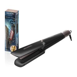Cecotec Lisseur à Cheveux avec Air Lisse Black, 600W, Protège les Cheveux, Technologie Ionique, Kératine et Huile d’Argan, Moteur BLDC, Adapté à Tous Types de Cheveux, 3 Températures et 3 Vitesses