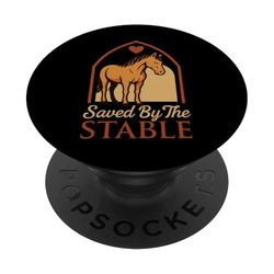 Horse Rescue Animal Sanctuary Equestrian Adoption Pride PopSockets Adhesive PopGrip