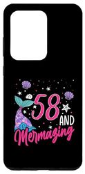Galaxy S20 Ultra 58 and Mermazing Funny Birthday Gifts for 58 Years Old Case