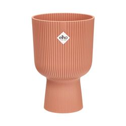 Elho Vibes Fold Coupe 14 - bloempot voor binnen - 100% gerecycled plastic - Ø 13.9 x H 21.0 cm - Delicaat Roze