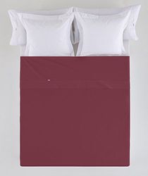 Sábana Sabana Encimera Wijnrood - Cama de 90 50% Algodón / 50% Polyester - 144 Hilos Gramage: 115