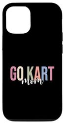 Coque pour iPhone 13 Pro Go Kart Mom Racing Femme Go Kart Racer Go Karting