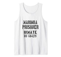 Disfraz de Marimba Players / 'Marimba Prisoner' Fácil Halloween Camiseta sin Mangas