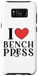 Custodia per Galaxy S8+ I Love Benchpress - Divertente allenamento in palestra