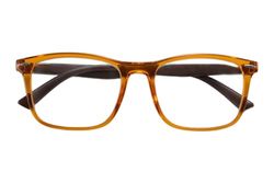 Corpo-otto Crystal Occhiali da Lettura, Arancione-Marrone, Standard Unisex-Adulto