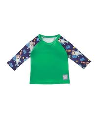 Bambino Mio, 1-2 jaar zonwerend shirt, gecomprimeerde mouwen met uv-bescherming UPF40+, Marine Explorers