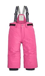 first instinct by killtec FISW 33 MNS Ski PNTS Sci/Pantaloni Funzionali con Bretelle e ghetta antineve, Fuchsia, 98-104 Unisex
