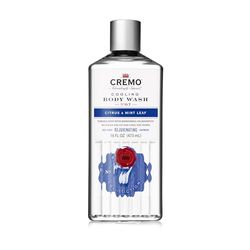 CREMO - Cooling Body Wash For Men - Rejuvenating Citrus & Mint Leaf Shower Gel - 473ml