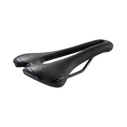 Selle San Marco ASPIDE Short Racing – Racercykelsadel med Hållbar Xsilite-Stålram, Lätt, Anatomiskt Hål – Storlek L3, Svart