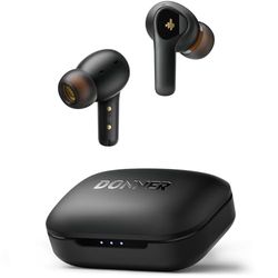Donner Słuchawki Bluetooth (czarny nudny)