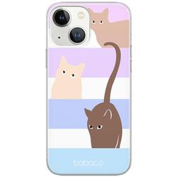 ERT GROUP mobiel telefoonhoesje voor Iphone 13 origineel en officieel erkend Babaco patroon Cats 014 optimaal aangepast aan de vorm van de mobiele telefoon, hoesje is gemaakt van TPU