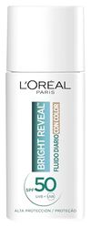 L'Oréal Paris Bright Reveal Płyn Codzienny z Kolorem i Niacynamidem Bardzo wysoka ochrona SPF50 50 ml Średni ton