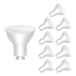 LEDYA LED bianco caldo 3000K, illuminante 400LM sostitutivo per lampada alogena 40W, lampadina faretto non dimmerabile, lampada a risparmio energetico con 25000 ore, 3000k bianco caldo