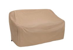 Custodie protettive impermeabili 3 posti in vimini e Rattan Sofa, taglia: L, colore: marrone chiaro