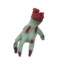 BigBuy Home Halloween Hand Sculpture, Green