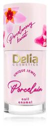 Delia Cosmetics – nagellack och balsam 2-i-1 – rosa färg, restaurering, vård, utjämning och härdning – porslinsblomma – veganvänlig – fransk manikyr – färg upp till 7 dagar – 11 ml
