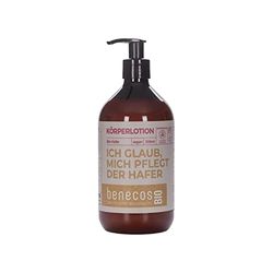 benecos Lotion pour le corps bio à l'avoine bio – Je crois prendre soin de l'avoine – végétalien – plastique recyclé