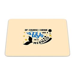 Bonamaison, Rectangle Pop Art Digital Printed Mouse Pad, Non-Slip Base, for Office and Home, Size: 22 x 18 cm