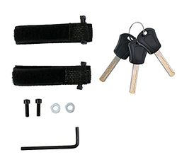 Dunlop Sport Antivol pour vélo Noir 85 x 7 x 5 cm