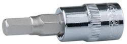 KS Tools 918.1439-E - 1/4 "Hänger Chrome + Bit-Stecknuss innen6kant 2.5mm Auf