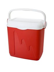 Curver Geladeira portátil com alça, ideal para campismo, praia, piquenique, capacidade de 20 l, cor vermelha