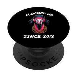 Se reunió desde 2018 Funny Flamingo Navidad en julio PopSockets PopGrip Intercambiable