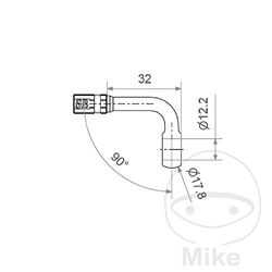 Ringfitting Vario HD TYP219 - Espátula de 12 mm (90°)