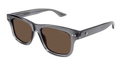Montblanc MB0319S Zonnebril voor heren, van gerecycled acetaat, meerkleurig, eenheidsmaat