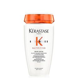 Kérastase Nutritive, Champú hidratante , Para Cabello seco, Fortalece y repara, Con proteínas vegetales, Bain Satin, 250 ml